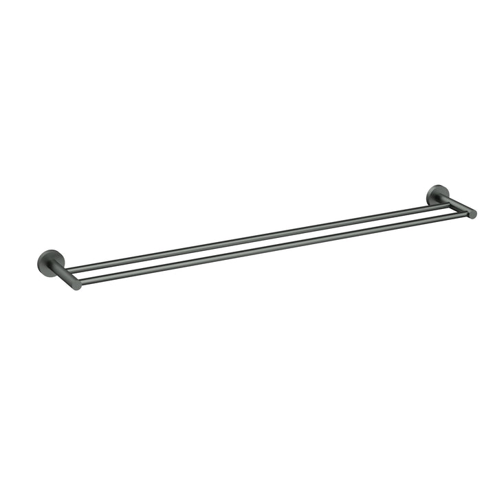 Otus Slimline Towel Rail Double 900mm - Gun Metal
