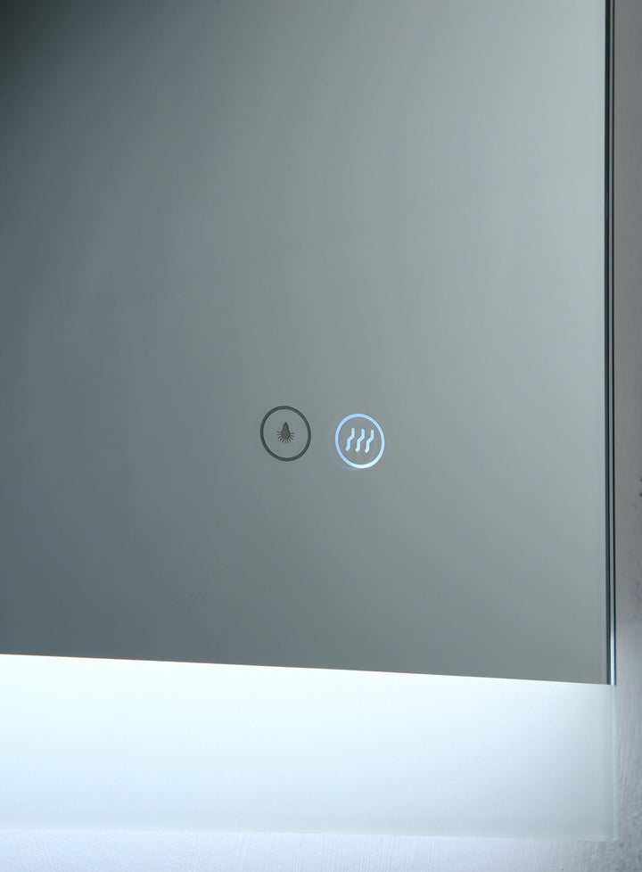 Miro LED Mirror with Demister and Portable Magnifier detail view