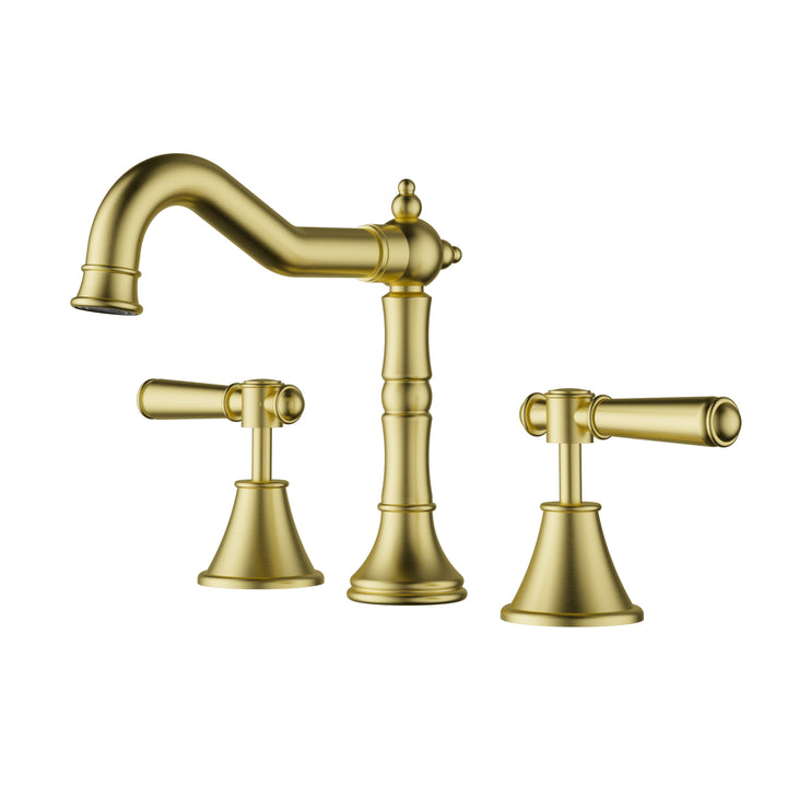 Clasico Basin Tap Set - Brushed Gold