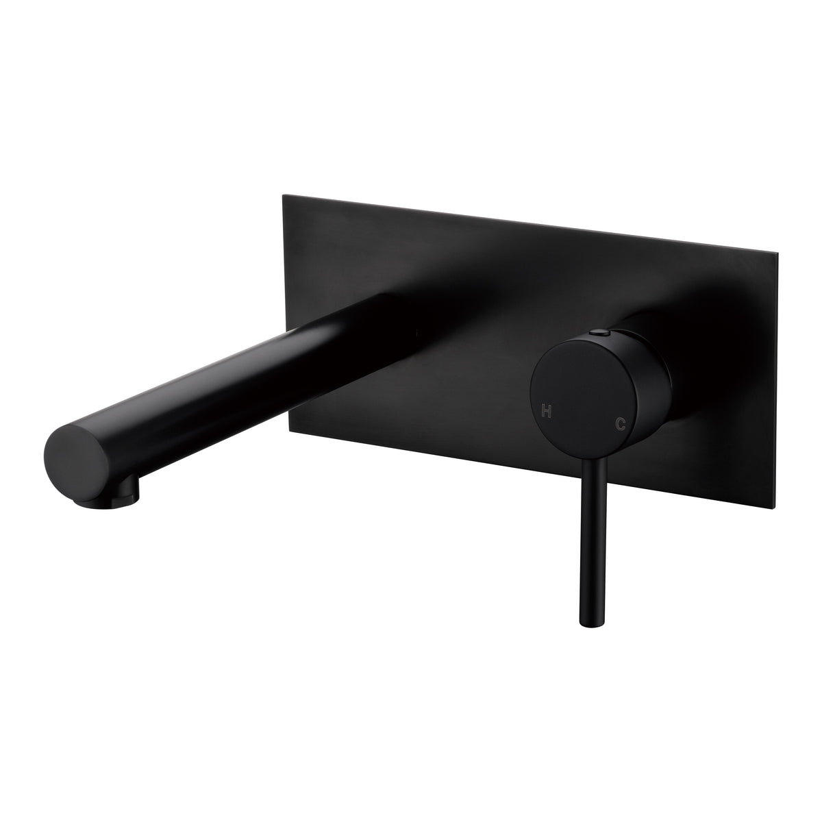 Otus Wall Basin Mixer - Matt Black