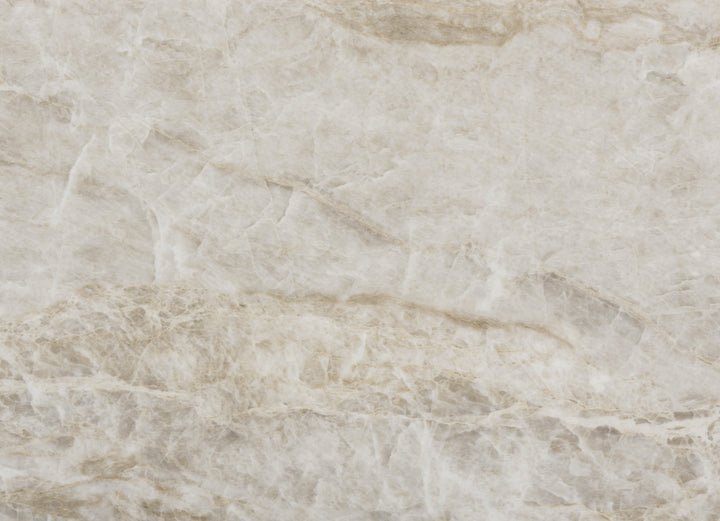 Close-up of the Dekton Taga surface in a polished finish