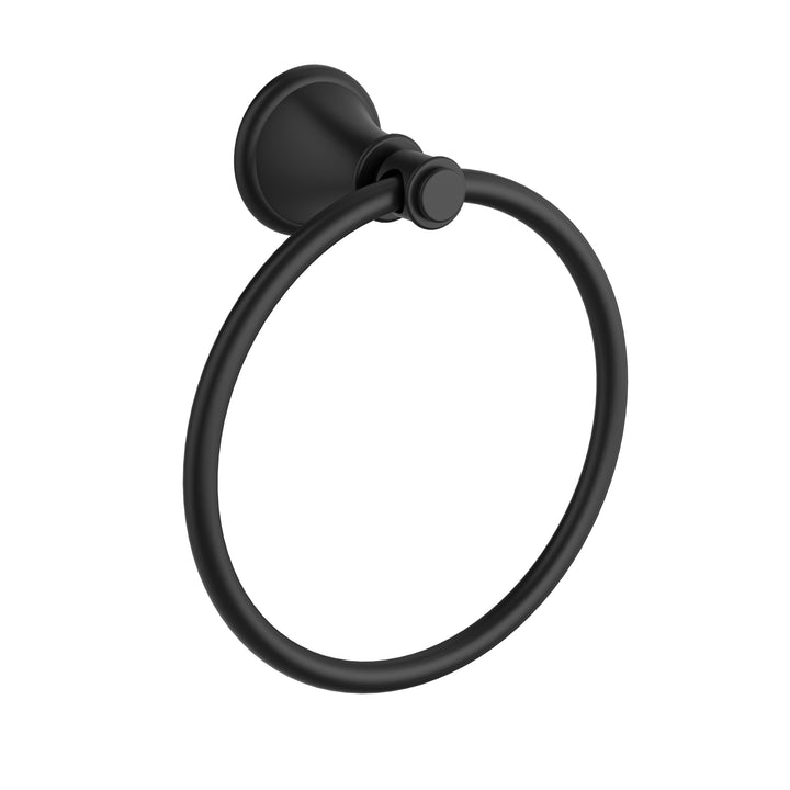 Clasico Towel Ring - Matt Black