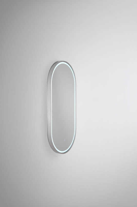 Great Gatsby LED Mirror Brits Nickel lifestyle view