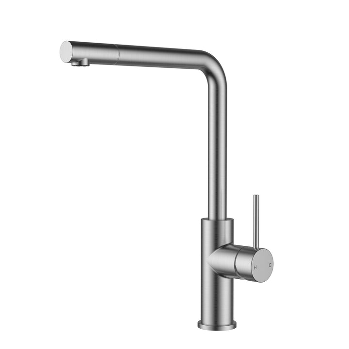 Otus Slimline Pull-Out Sink Mixer - Stainless Steel
