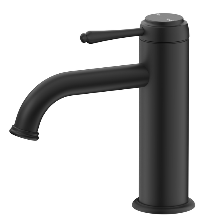 Mica Heritage Basin Mixer - Matte Black