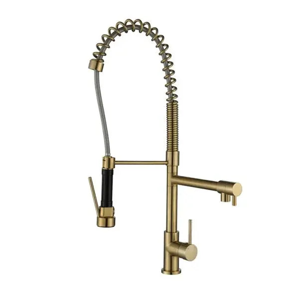 Halo Spring Multi-Function Kitchen Mixer – Brushed Bronze Elenni