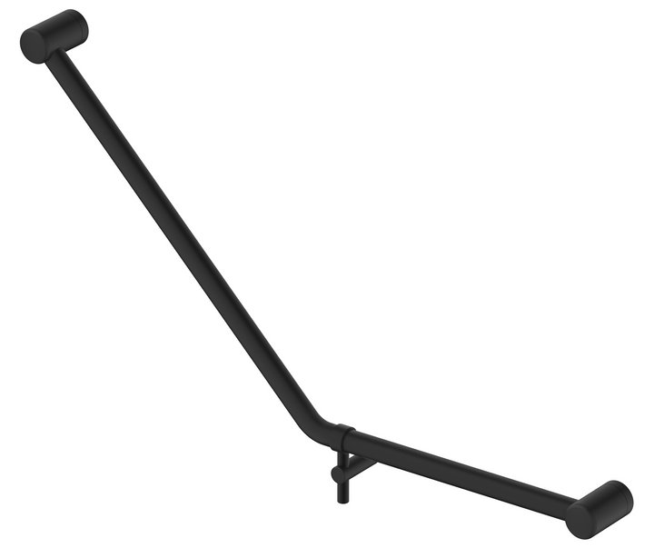 Mica Care Grab Rail - 45 Degree - 450x650mm - Matte Black