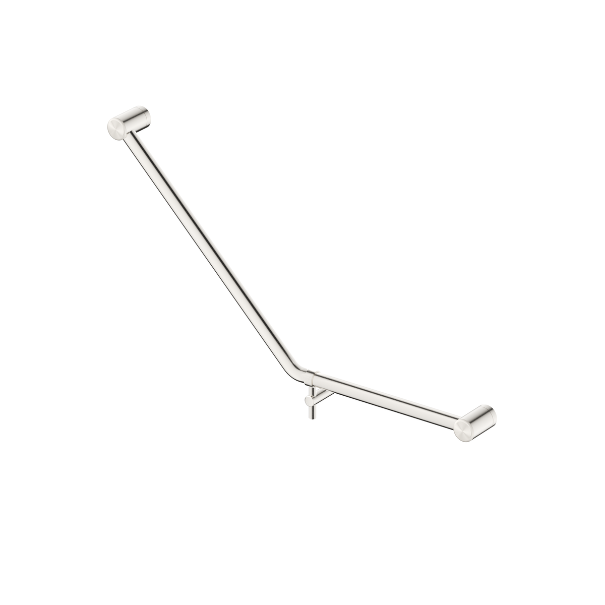 Mica Care Grab Rail - 45 Degree - 450x650mm - Brushed Nickel