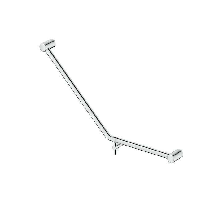Mica Care Grab Rail - 45 Degree - 450x650mm - Chrome