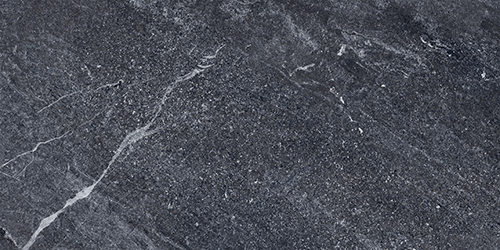 Agathos Anthracite Porcelain Tile tile face, 600 x 300 mm