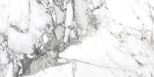Superb Marble Arabescato Porcelain Tile tile face, 600 x 300 mm