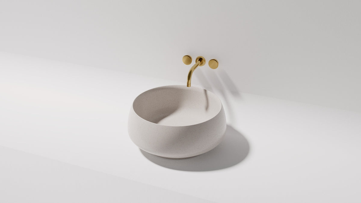 Arlo above counter basin — side view