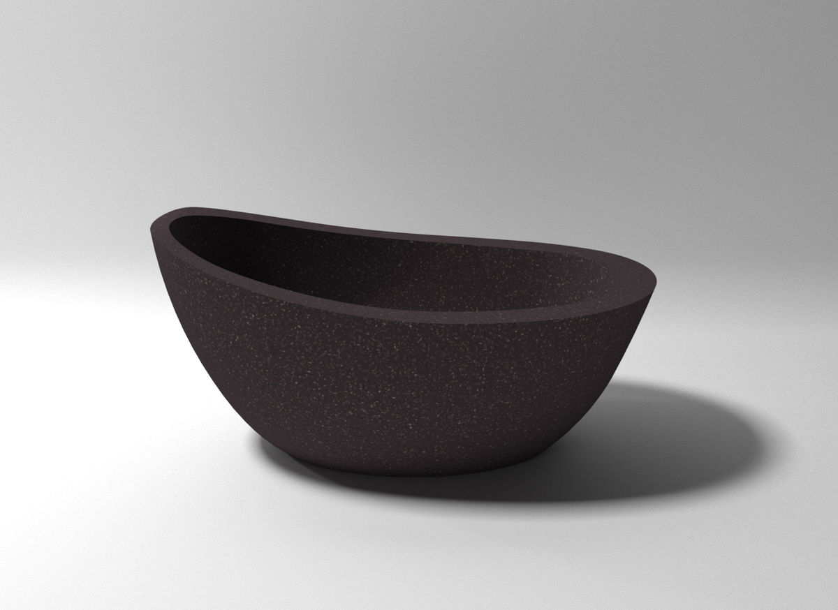 Autumn 1700mm Freestanding Bath in Coco Brown