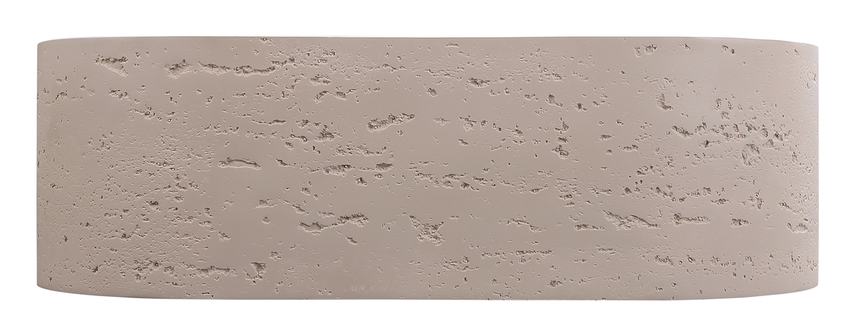 Paros Elysia Left-Hand Basin 500 x 275mm - Latte