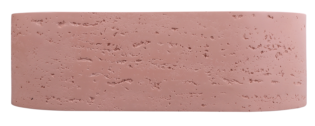 Paros Elysia Left-Hand Basin 500 x 275mm - Rose
