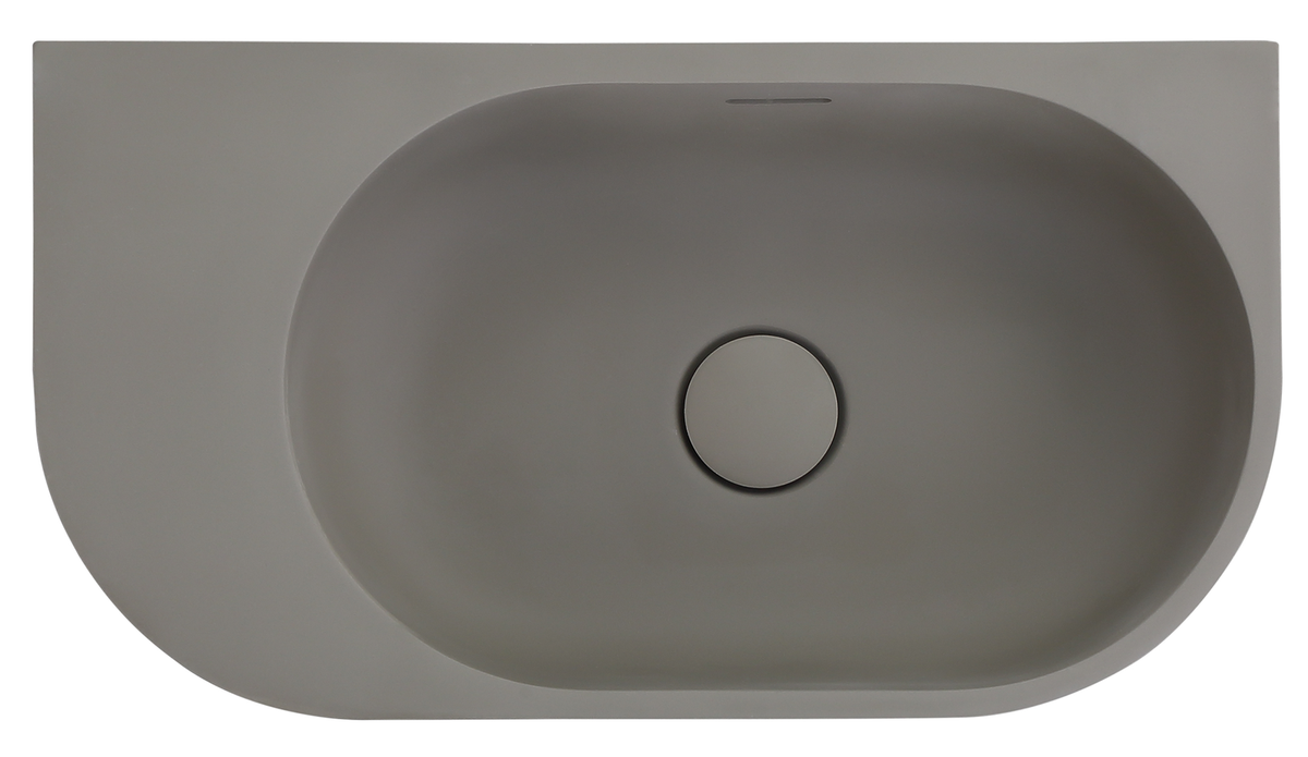 Paros Elysia Left-Hand Basin 500 x 275mm - Zayt