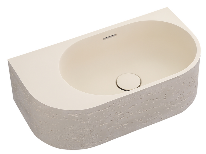 Paros Elysia Left-Hand Basin 500 x 275mm - Pilos