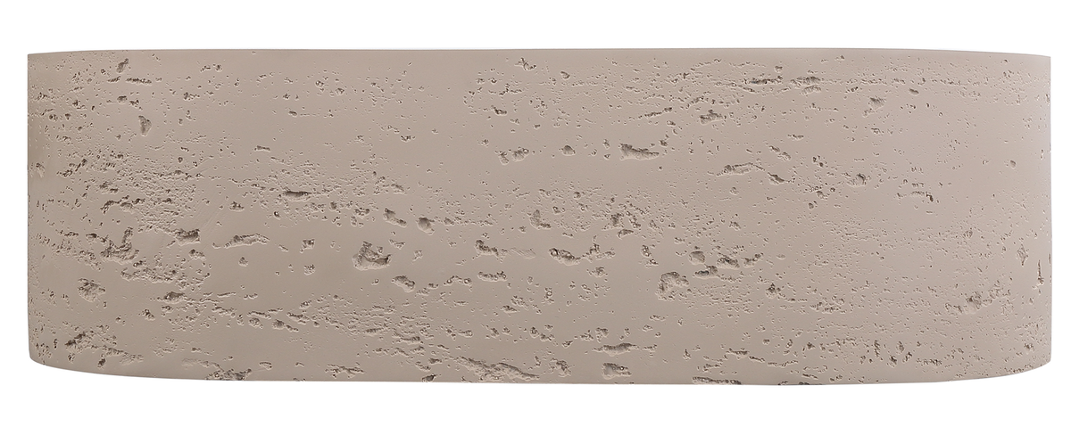 Paros Elysia Right-Hand Basin 500 x 275mm - Latte