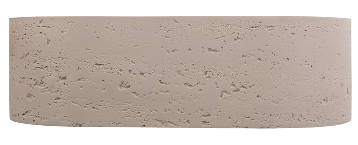 Paros Elysia Right-Hand Basin 500 x 275mm - Latte