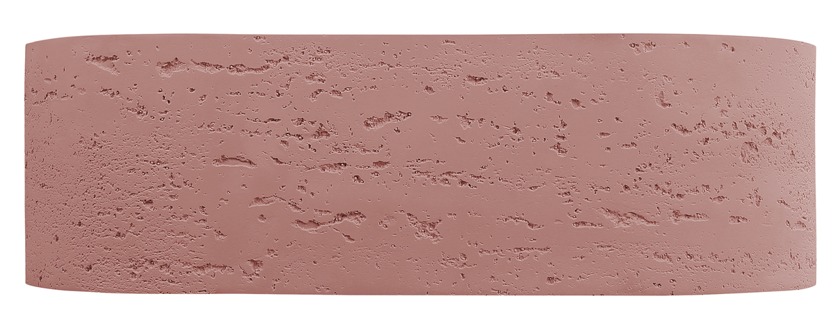 Paros Elysia Right-Hand Basin 500 x 275mm - Rose