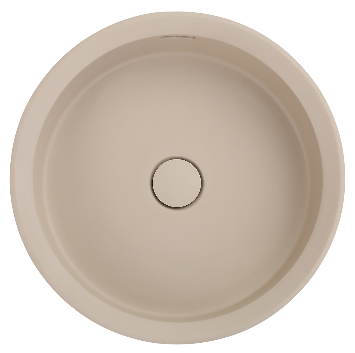 Paros Calypsa Semi-Inset Basin 430 x 430mm - Latte