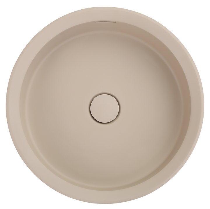 Paros Calypsa Semi-Inset Basin 430 x 430mm - Latte