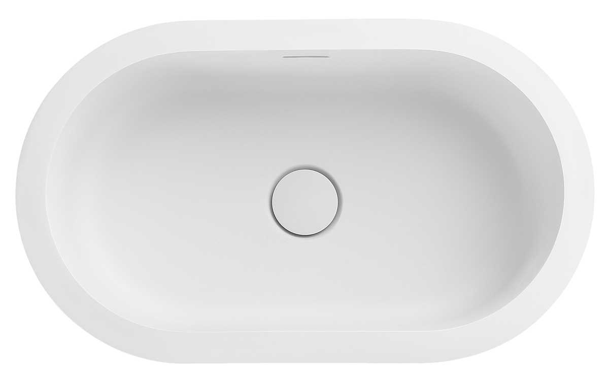 Paros Doros Undermount Basin 530 x 320mm - Matte White