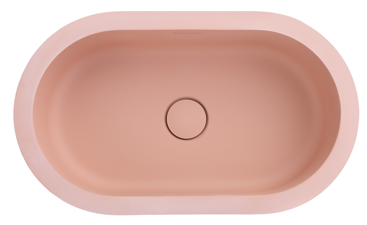 Paros Doros Undermount Basin 530 x 320mm - Rose