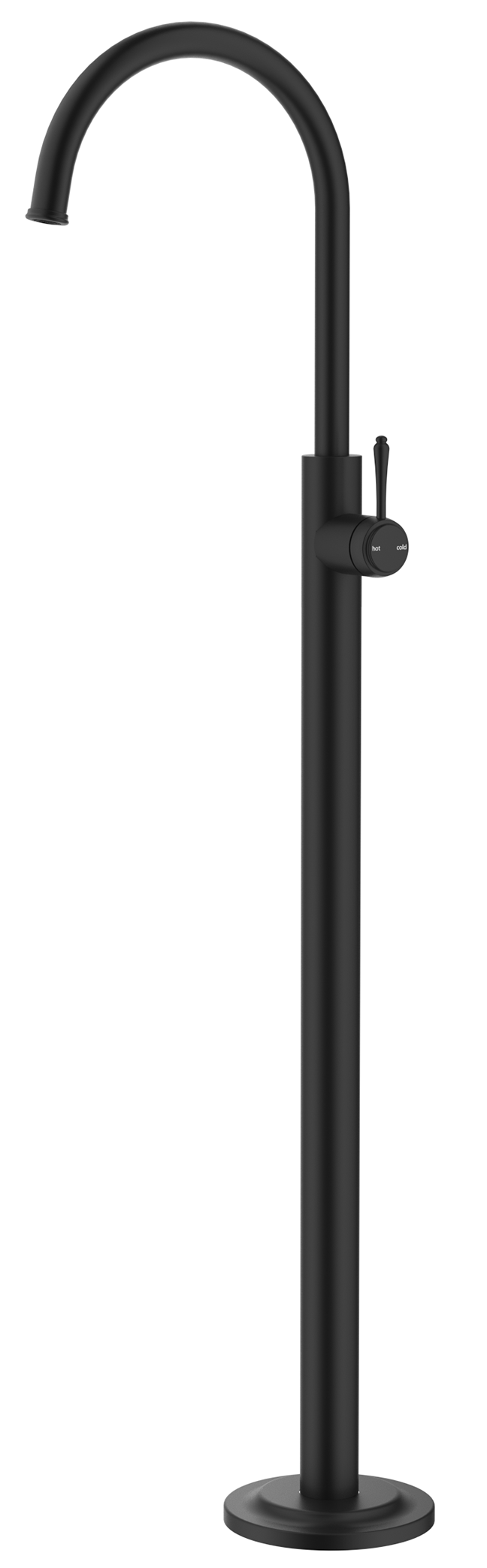 Mica Heritage Freestanding Bath Mixer - Matte Black - view 5