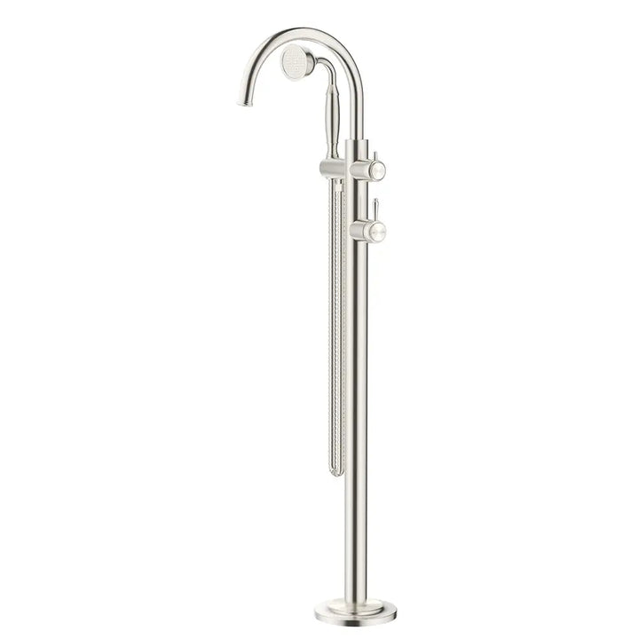 Mica Heritage Freestanding Bath Mixer with Hand Shower