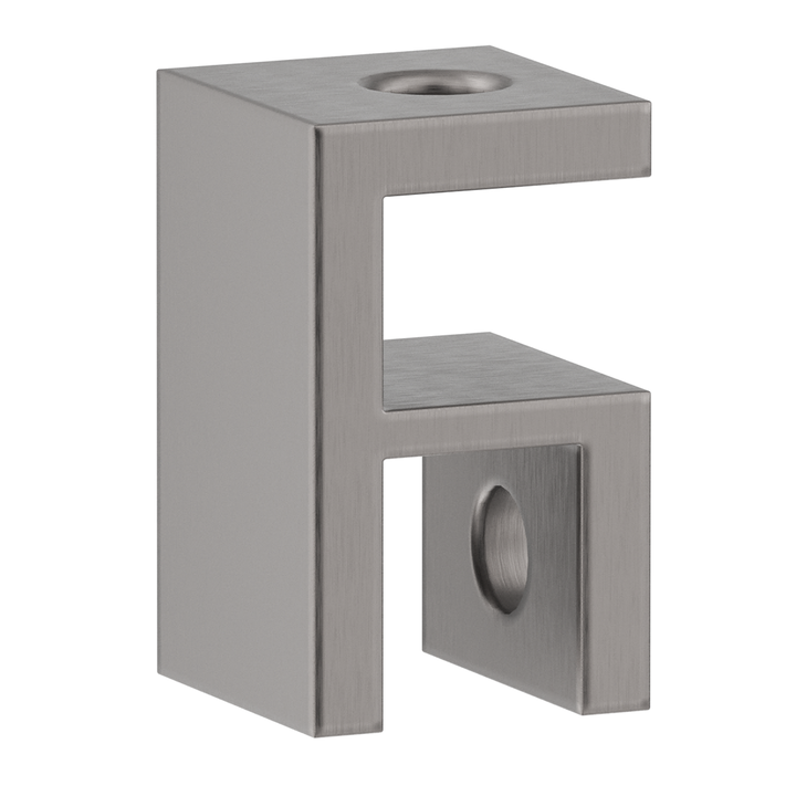 Shower Screen Top Plate Bracket - Gunmetal