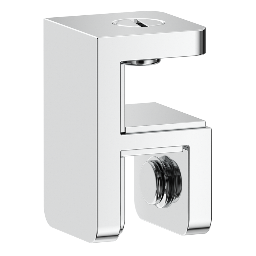 Shower Screen Top Plate Bracket - Chrome