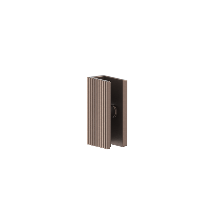 Shower Screen Wall Bracket - Fluted - Dusk Bronze