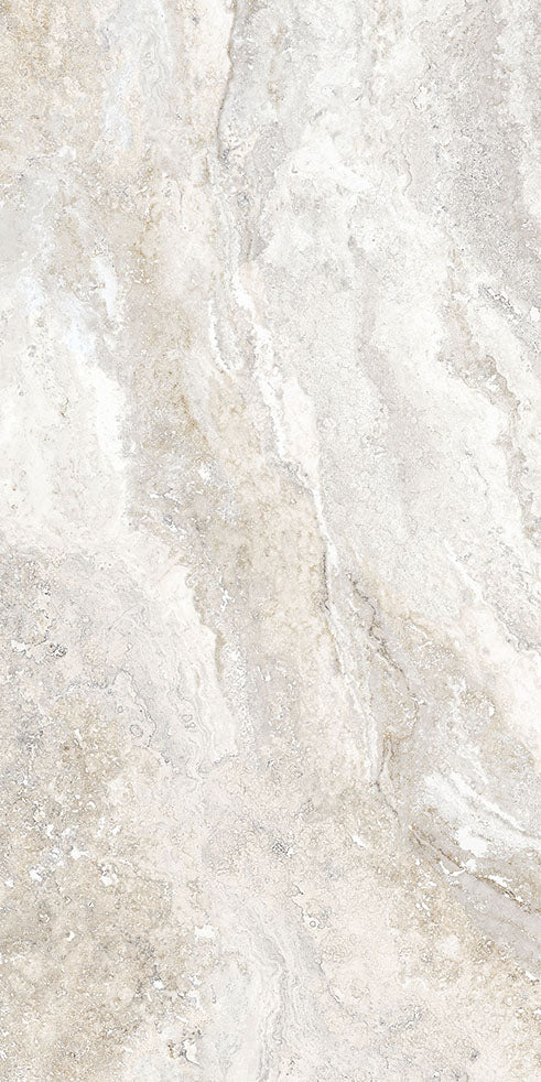 Stoneage 3D Travertine Argento Porcelain Tile tile face, 1200 x 600 mm