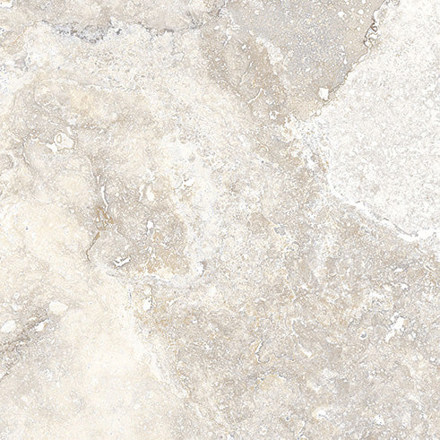 Stoneage 3D Travertine Argento Porcelain Tile tile face, 600 x 600 mm