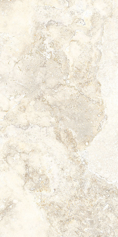 Stoneage 3D Travertine Oro Porcelain Tile tile face, 1200 x 600 mm