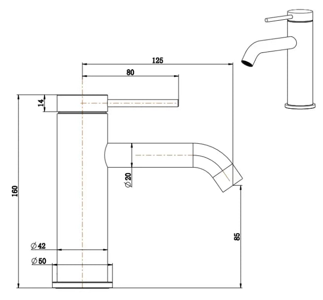 Mica Basin Mixer