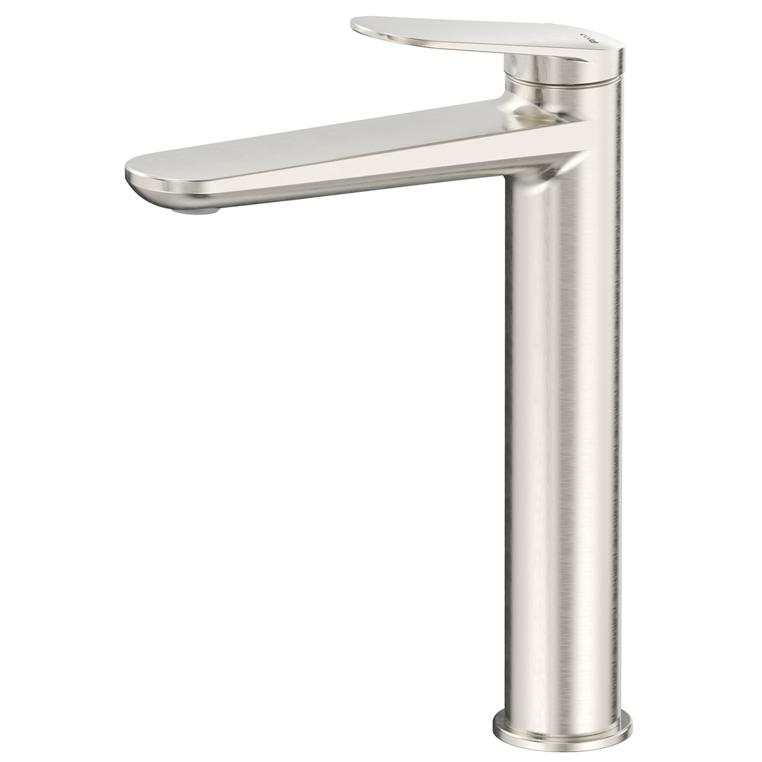 Bella Vista Lantra Tall Basin Mixer - Brushed Nickel