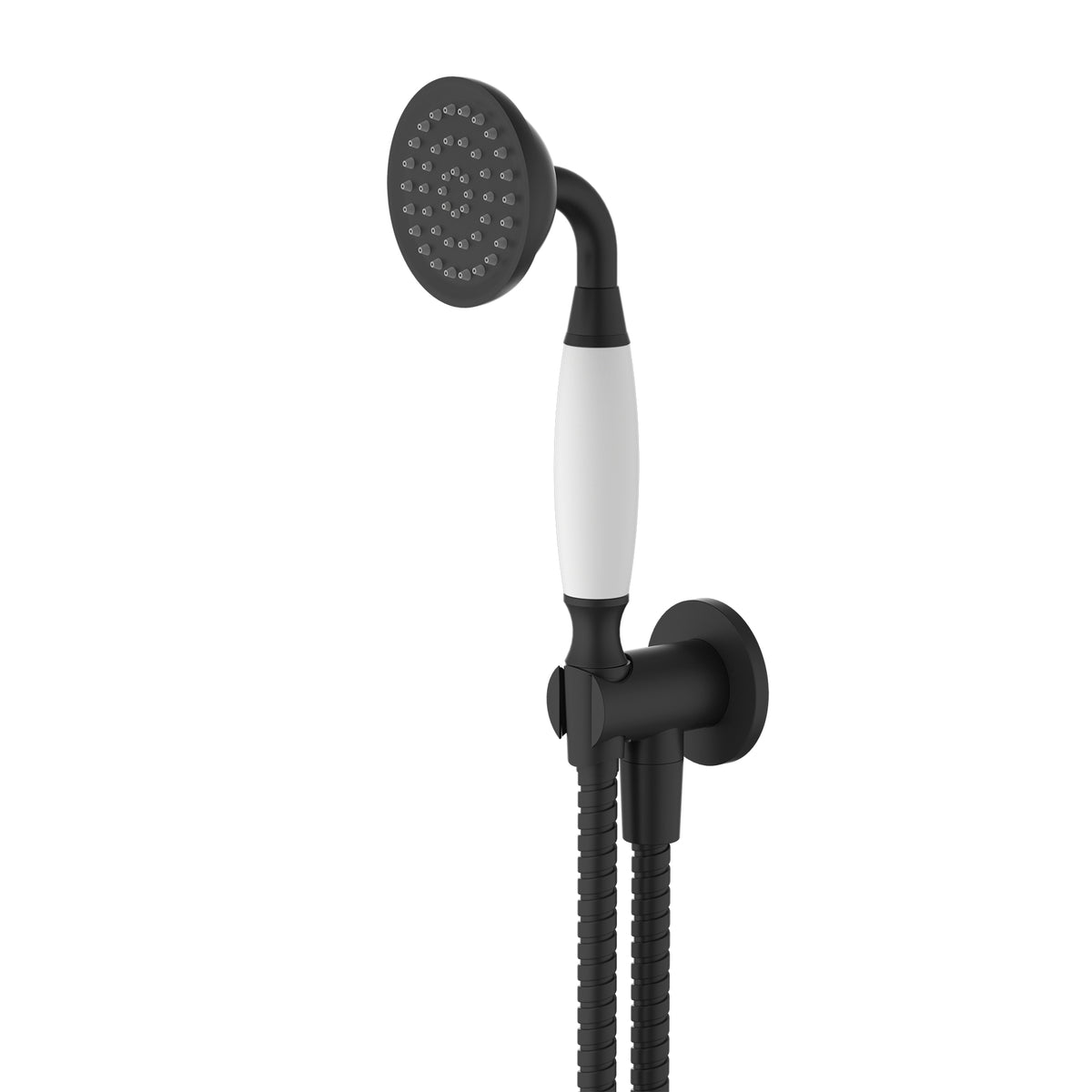 Bordeaux Hand Shower On Bracket - Matte Black (BOR081BK)