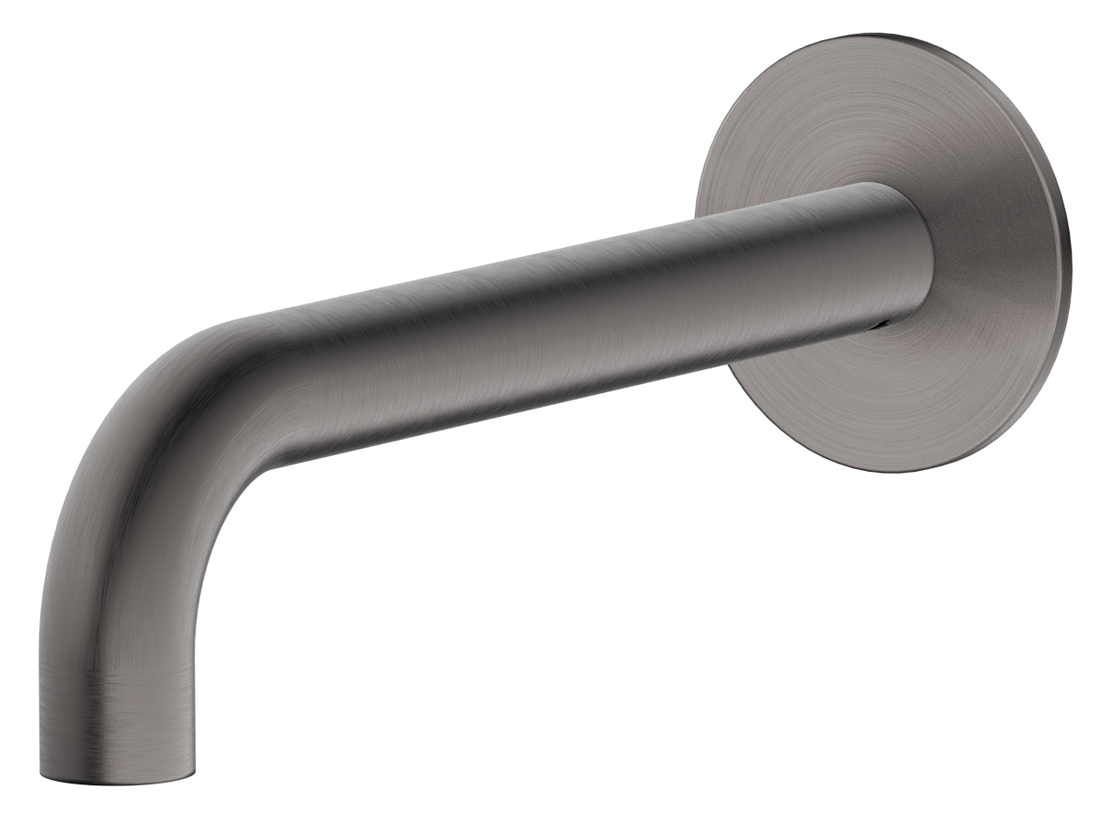 Mica Bath Spouts - 160/220/250mm - Brushed Gunmetal