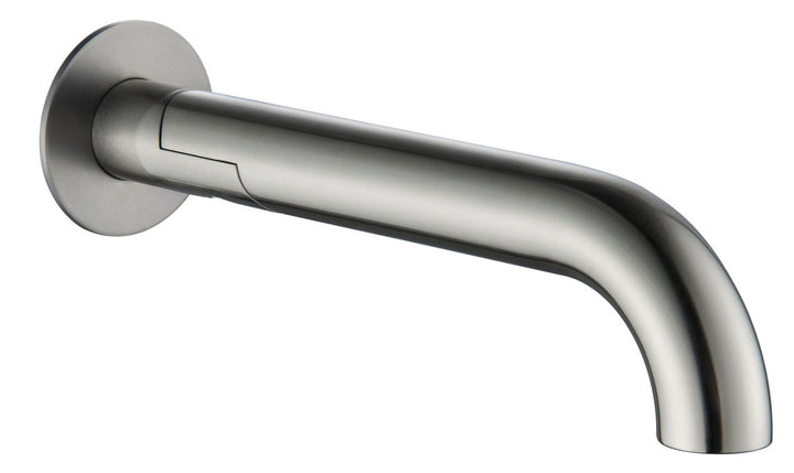 Mica Swivel Bath Spout - Curved - Brushed Nickel