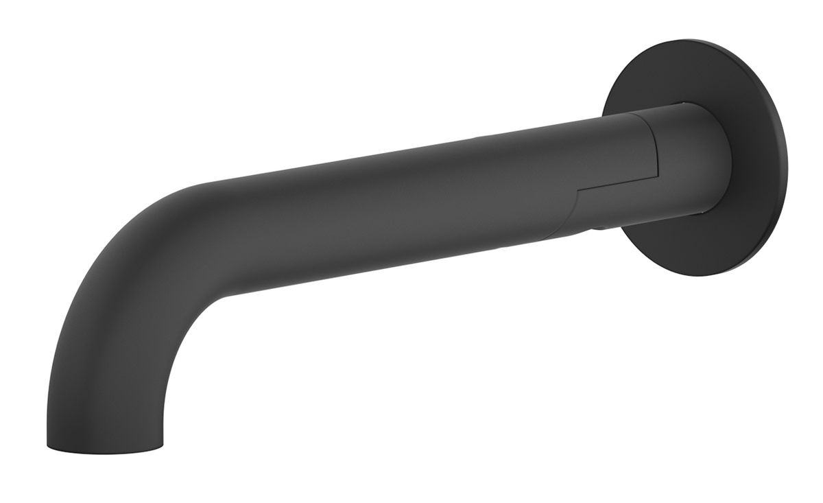 Mica Swivel Bath Spout - Curved - lifestyle