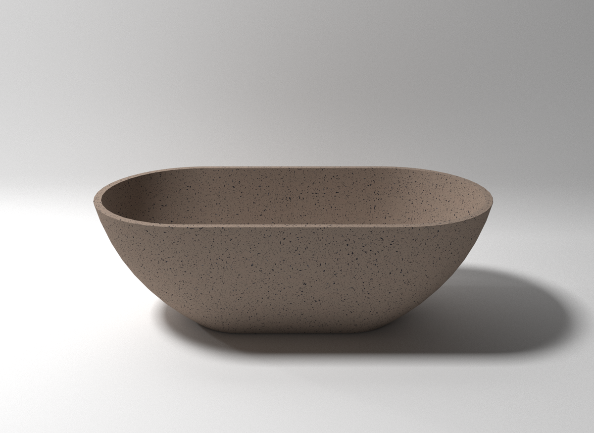 Bella 1800mm Freestanding Bath in Biscuit