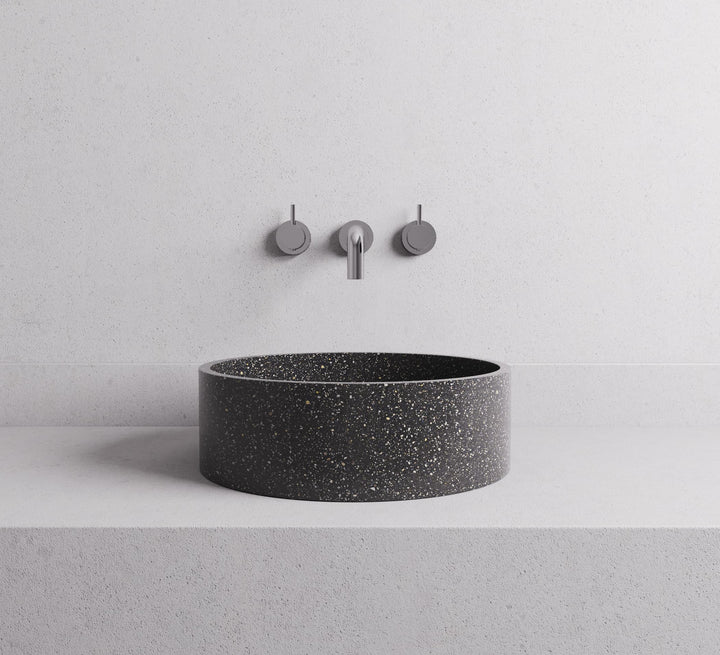 Bella basin — Black terrazzo lifestyle