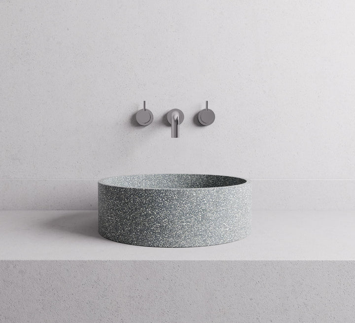 Bella basin — Grey terrazzo lifestyle