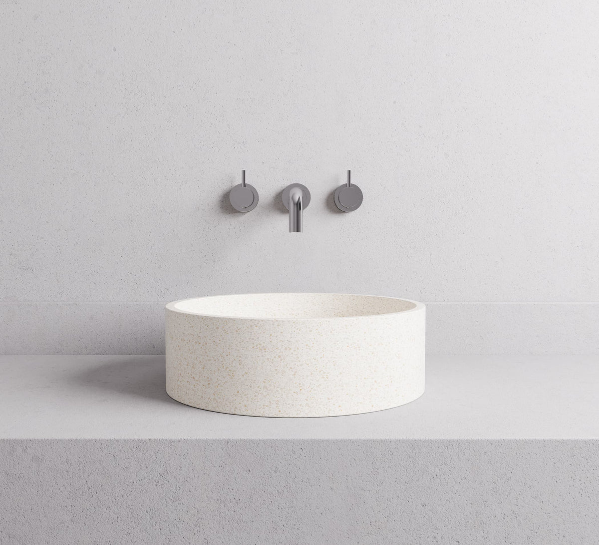 Bella basin — White terrazzo lifestyle