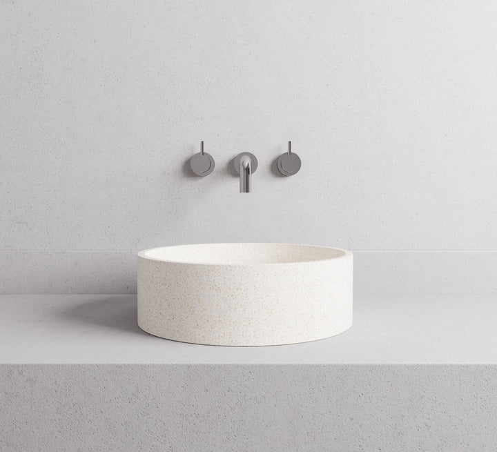 Bella basin — White terrazzo lifestyle