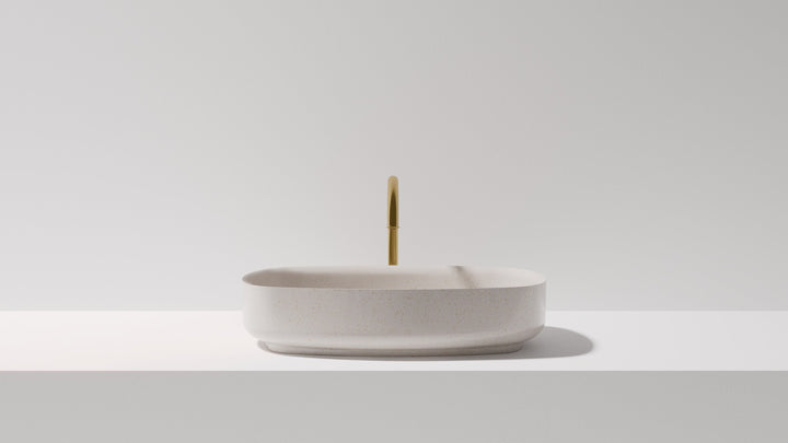 Bianca above counter basin — front view