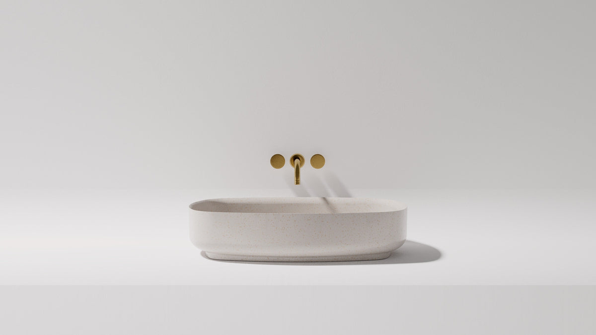 Bianca above counter basin — front view