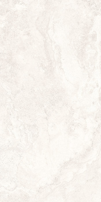 Romestone Bianco Porcelain Tile tile face, 1200 x 600 mm
